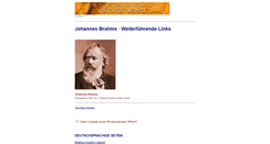 Desktop Screenshot of johannesbrahms.de