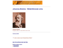 Tablet Screenshot of johannesbrahms.de